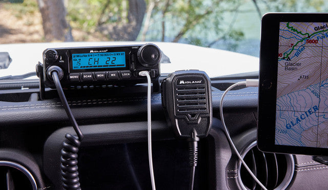 Midland Micro Mobile 50 Watt GMRS Radio with Magnetic Mount Antenna (MXT500) [A]
