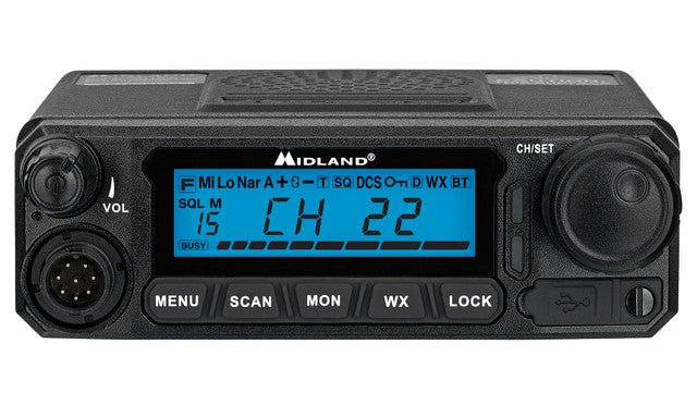 Midland Micro Mobile 50 Watt GMRS Radio with Magnetic Mount Antenna (MXT500) [A]