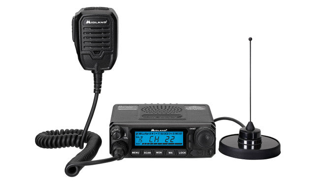 Midland Micro Mobile 50 Watt GMRS Radio with Magnetic Mount Antenna (MXT500) [A]