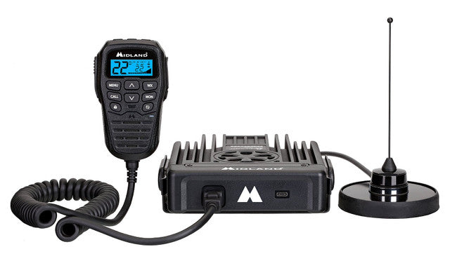 Midland Micro Mobile 50 Watt GMRS Radio with Magnetic Mount Antenna (MXT575) [A]