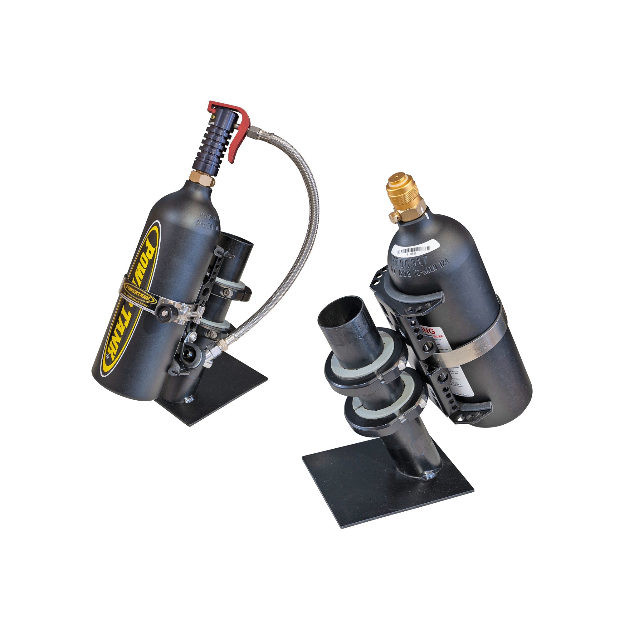 Twin Bracket Power Shot™ Trigger - SXS Two Bottle CO2 Air Up System Power Tank