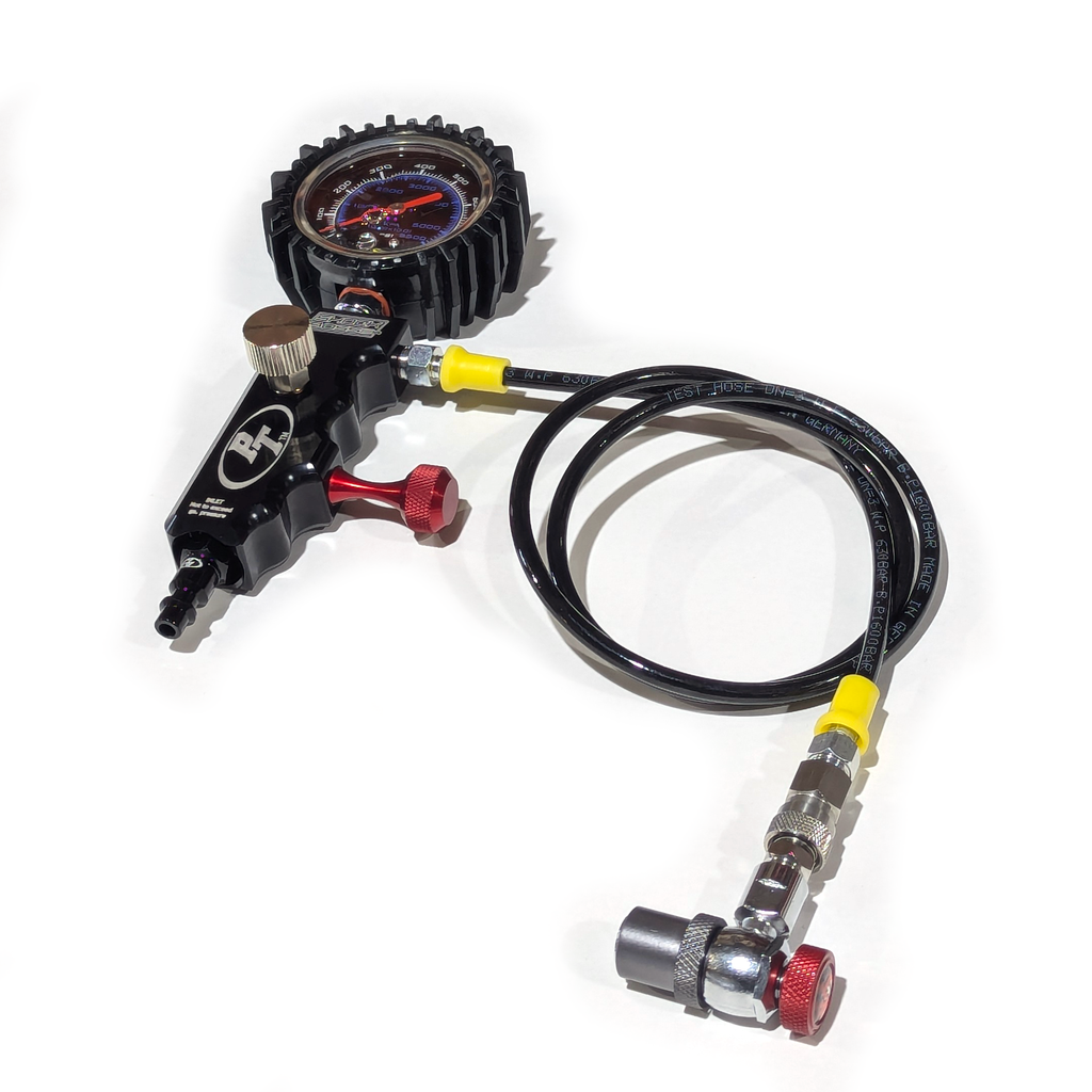 Shock Inflator with Gauge Tool