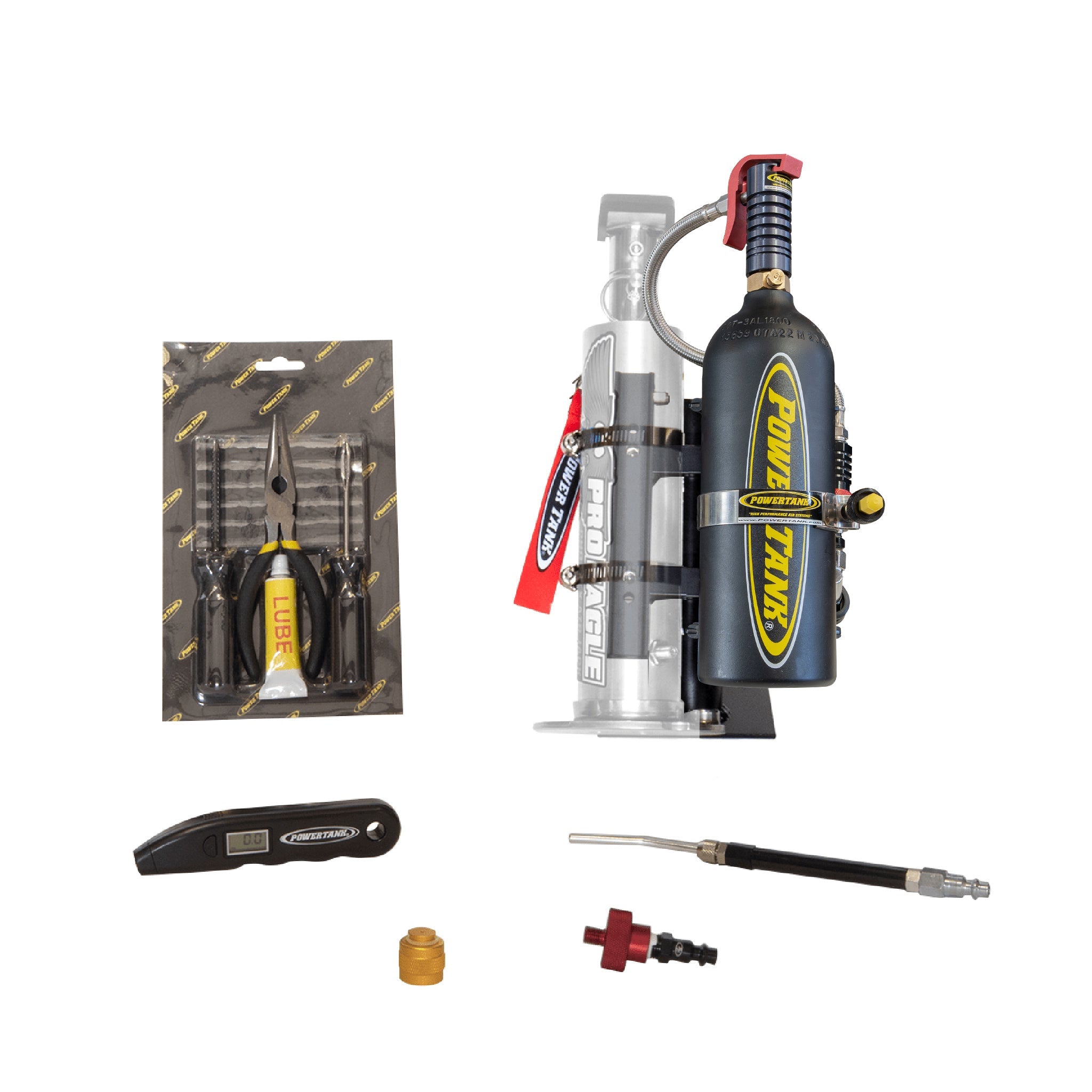 Double Barrel - Pro Eagle Edition Power Shot™ Trigger - SXS One Bottle CO2 Air Up System Power Tank