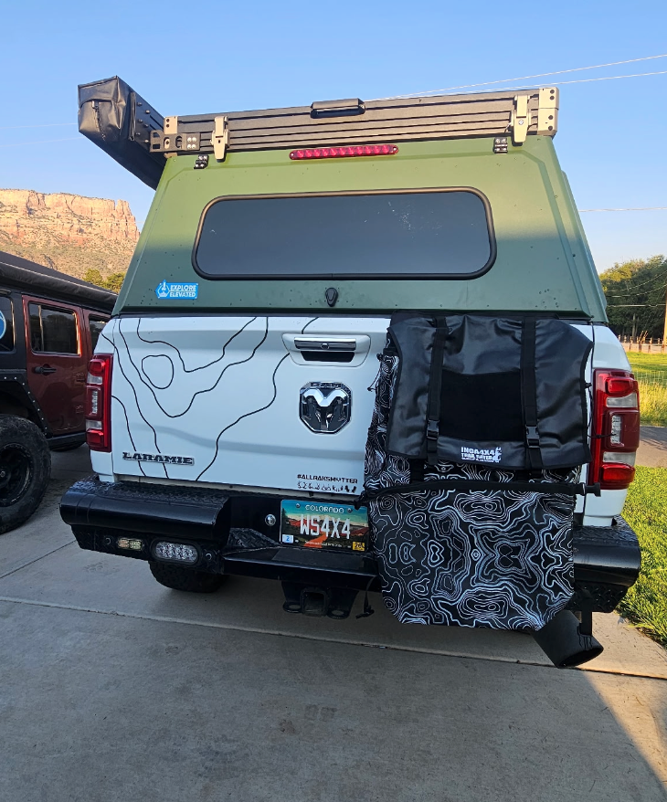🔥Overland spare tire tailgate bag 4.0