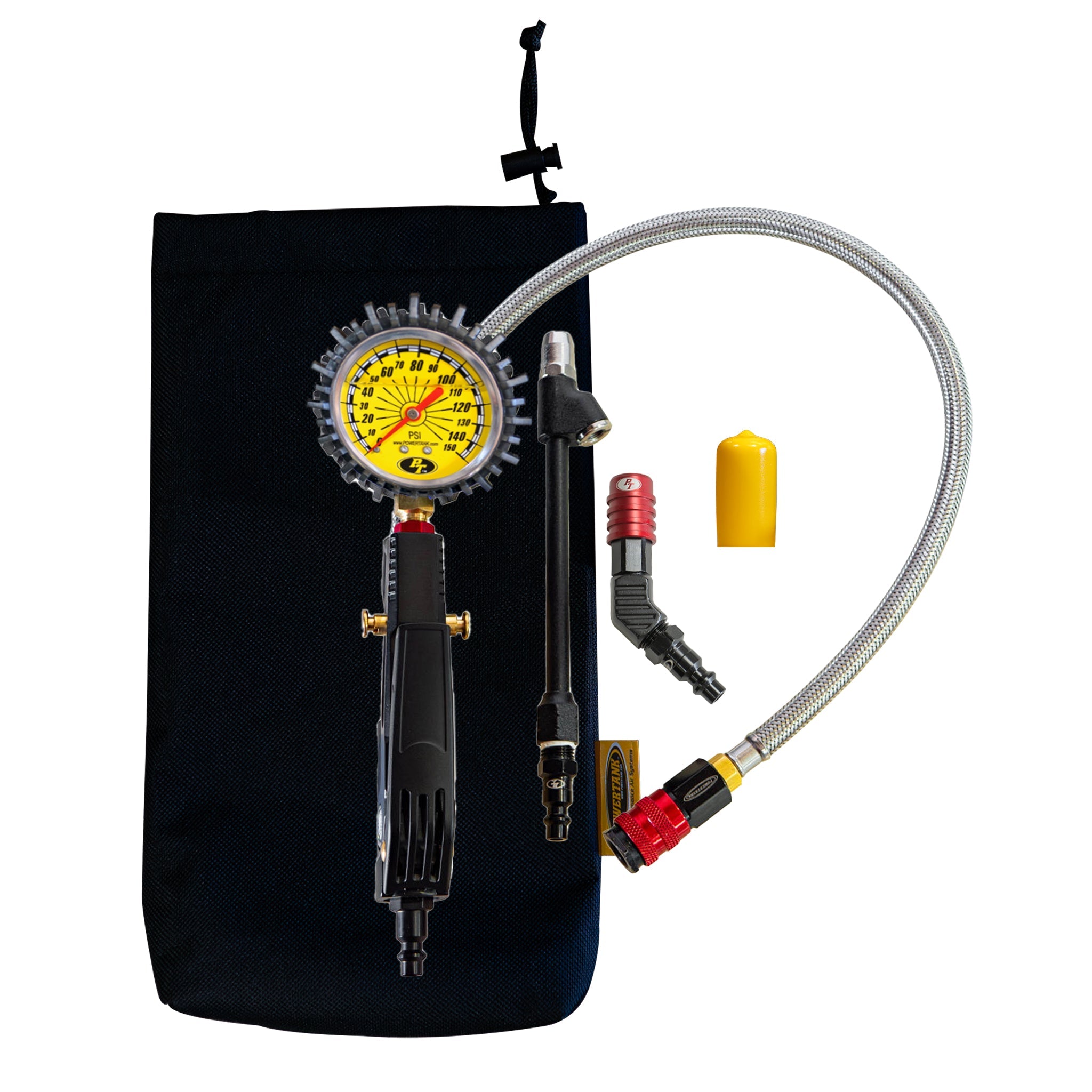 Switch Hitter Analog - Ventoso™ RED Tire Inflator with Quick-Switch Chucks