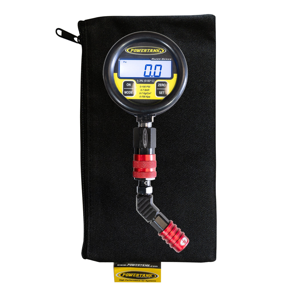 TPG RACER RED - 100 psi Precision Digital Modular Tire Pressure Gauge