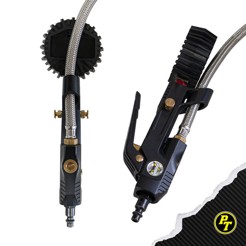 Big Kahuna Digital - Ventoso™ RED Tire Inflator with Gauge, 6 ft. Hose, and Quick-Switch Chucks