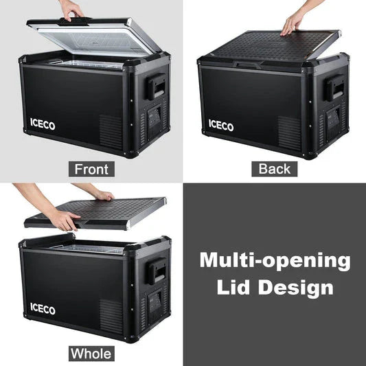 ICECO VL45 Pro Single Zone 47QT Portable Cooler Black