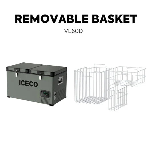 ICECO VL60 Dual Zone 63QT Portable Cooler Olive