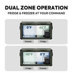 ICECO VL75 Pro Dual Zone 79QT Portable Cooler Olive