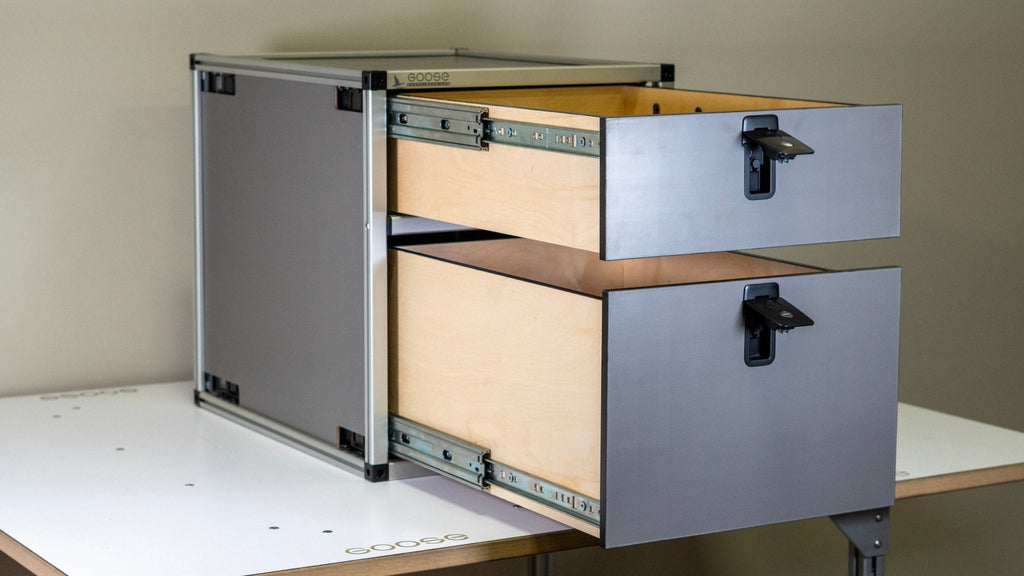 Double Drawer Module - 19 3/16" Wide x 25" Depth