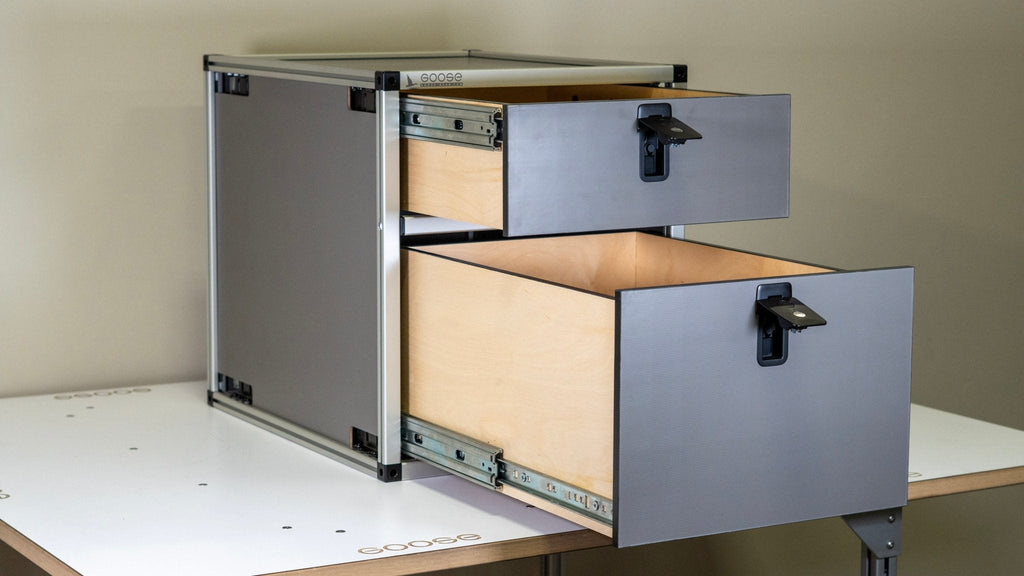 Double Drawer Module - 19 3/16" Wide x 25" Depth