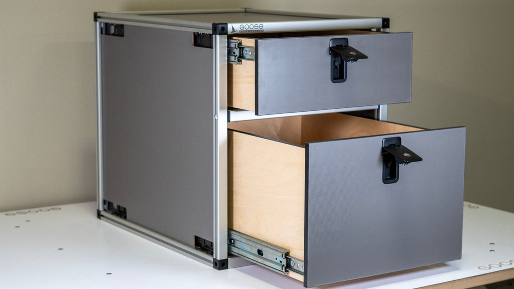 Double Drawer Module - 19 3/16" Wide x 25" Depth