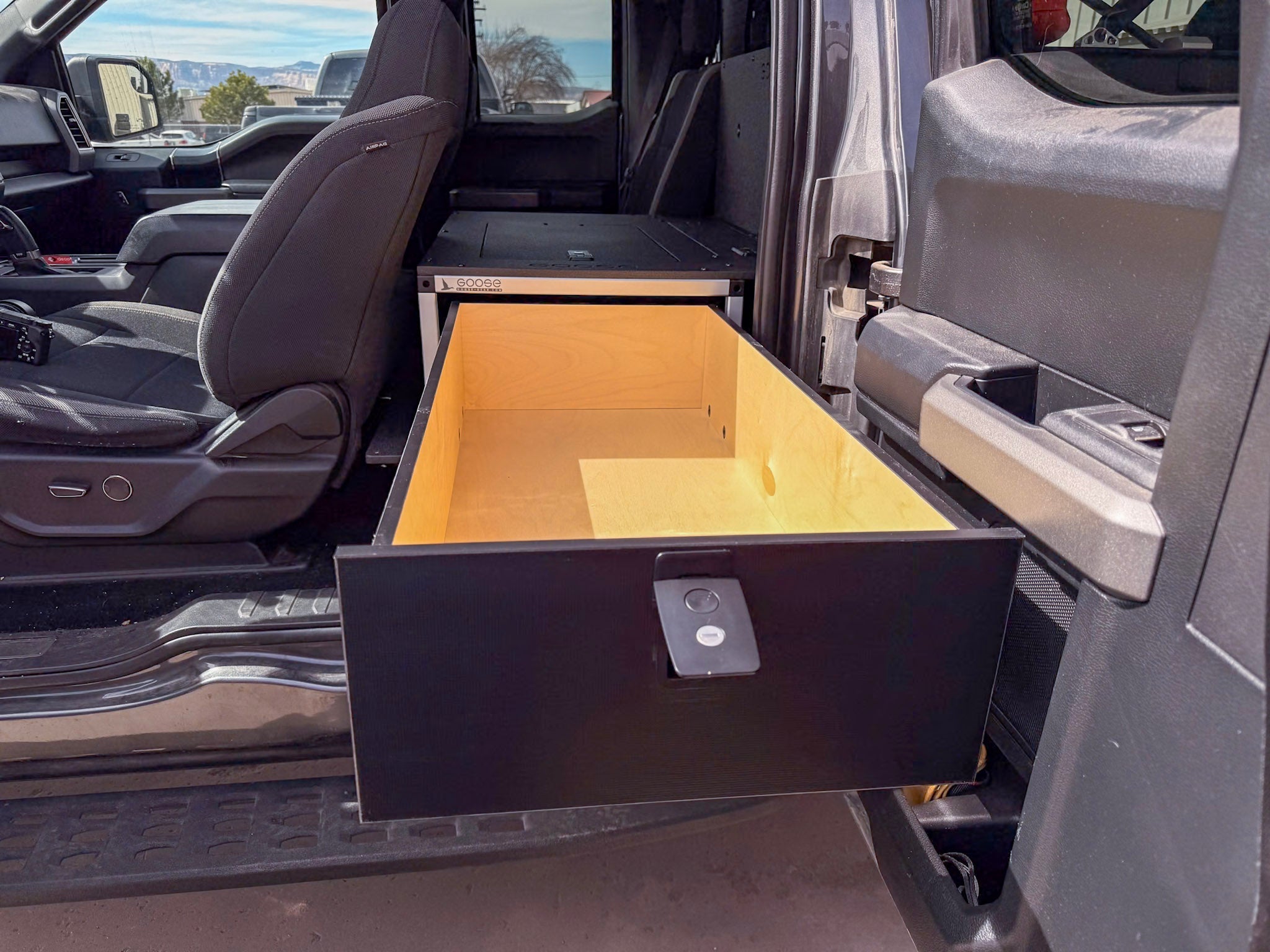 Ford - F150 - 2015-Present - 13th-14th Gen - Super Cab - without the center mounted B&O Subwoofer - Explore Series - Single Drawer Module - With Fitted Top Plate