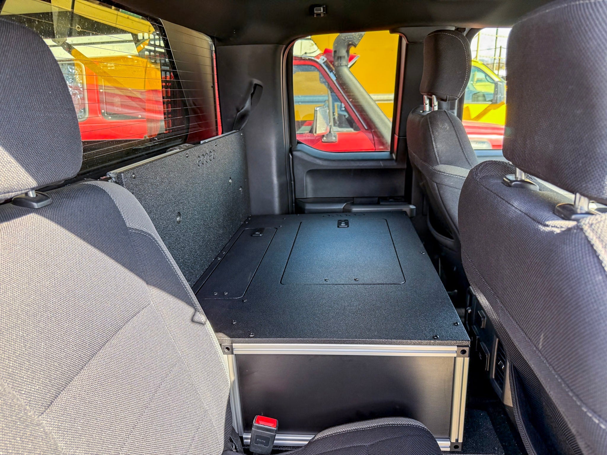 Ford - F150 - 2015-Present - 13th-14th Gen - Super Cab - without the center mounted B&O Subwoofer - Explore Series - Single Drawer Module - With Fitted Top Plate