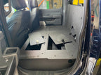 Ford - F150 2021-Present - 14th Gen. SuperCrew - Second Row Seat Delete Plate System with Factory B&O Subwoofer Center Wall with Exterior Port