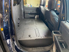 Ford Super Duty Ford - F250-F550 - 2023-Present - 5th Gen. Crew Cab - Second Row Seat Delete Plate System with Factory B&O Subwoofer Center Wall with Exterior Port