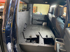 Ford Super Duty Ford - F250-F550 - 2023-Present - 5th Gen. Crew Cab - Second Row Seat Delete Plate System with Factory B&O Subwoofer Center Wall with Exterior Port