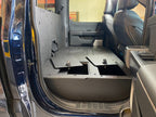 Ford Super Duty Ford - F250-F550 - 2023-Present - 5th Gen. Crew Cab - Second Row Seat Delete Plate System with Factory B&O Subwoofer Center Wall with Exterior Port