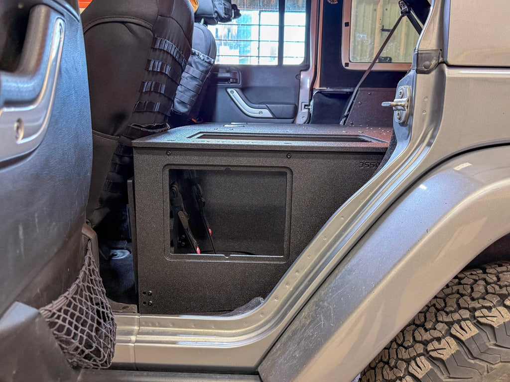 Jeep - Wrangler - 2007-2018 - JKU - 4 Door - Explore Series - Second Row Seat Delete Plate System - Second Row - Module Based - 8" Module