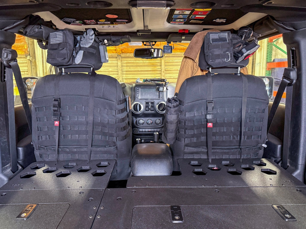 Jeep - Wrangler - 2007-2018 - JKU - 4 Door - Explore Series - Second Row Seat Delete Plate System - Second Row - Module Based - 8" Module