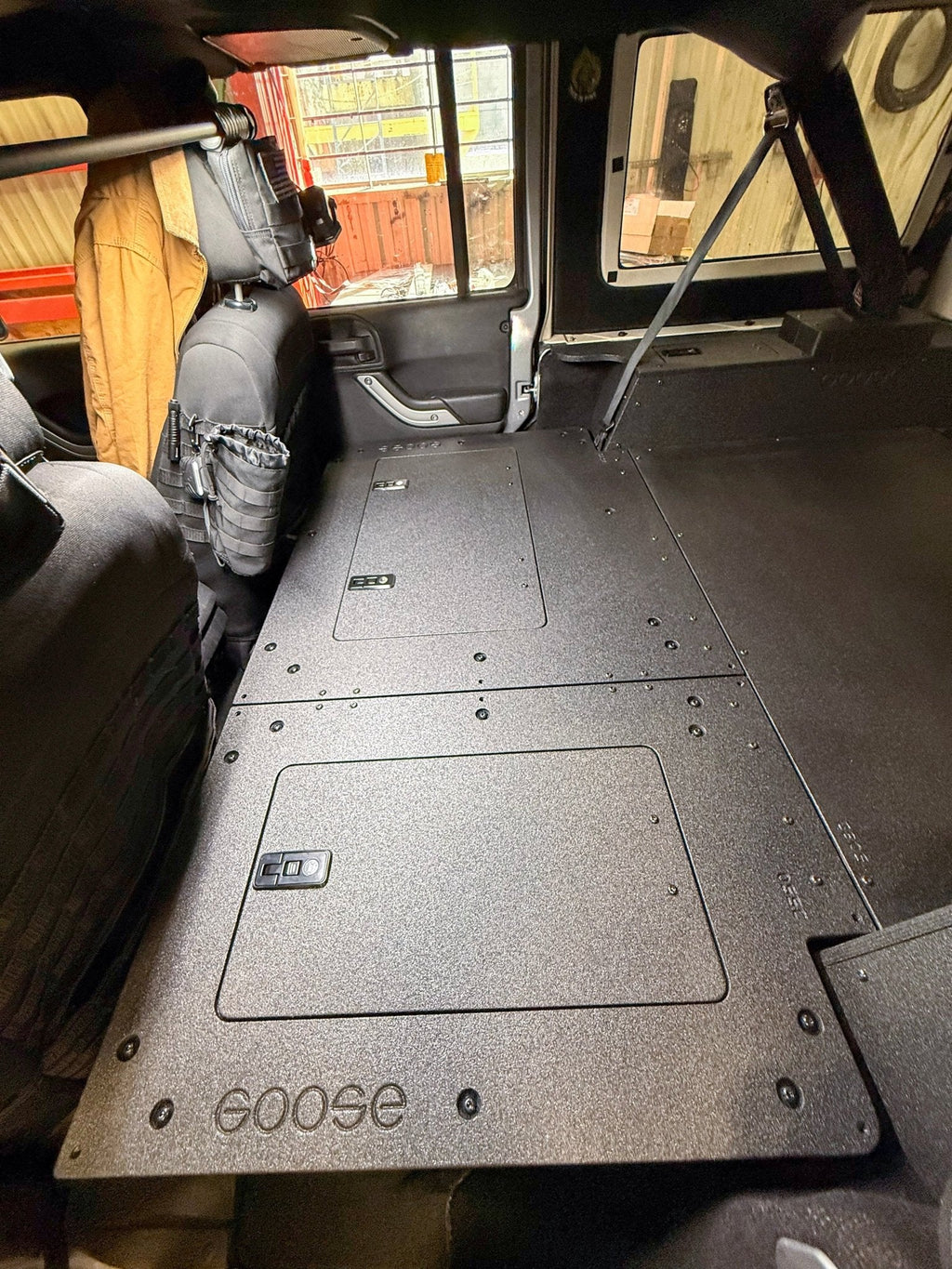 Jeep - Wrangler - 2007-2018 - JKU - 4 Door - Explore Series - Second Row Seat Delete Plate System - Second Row - Module Based - 8" Module