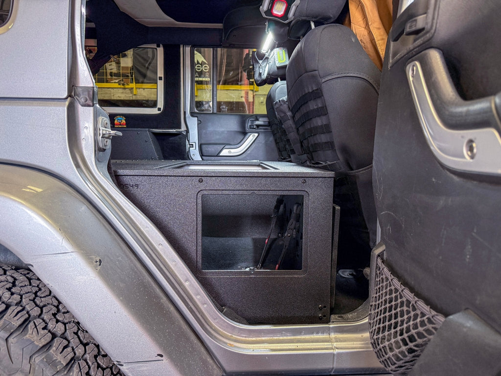 Jeep - Wrangler - 2007-2018 - JKU - 4 Door - Explore Series - Second Row Seat Delete Plate System - Second Row - Module Based - 8" Module