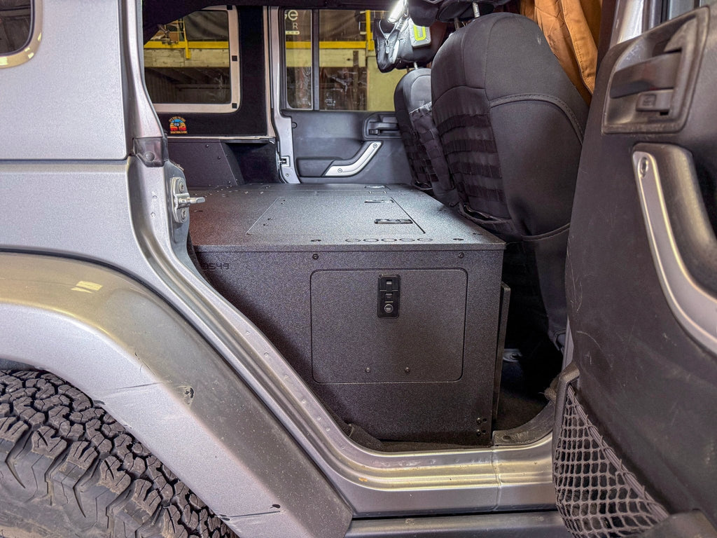 Jeep - Wrangler - 2007-2018 - JKU - 4 Door - Explore Series - Second Row Seat Delete Plate System - Second Row - Module Based - 8" Module