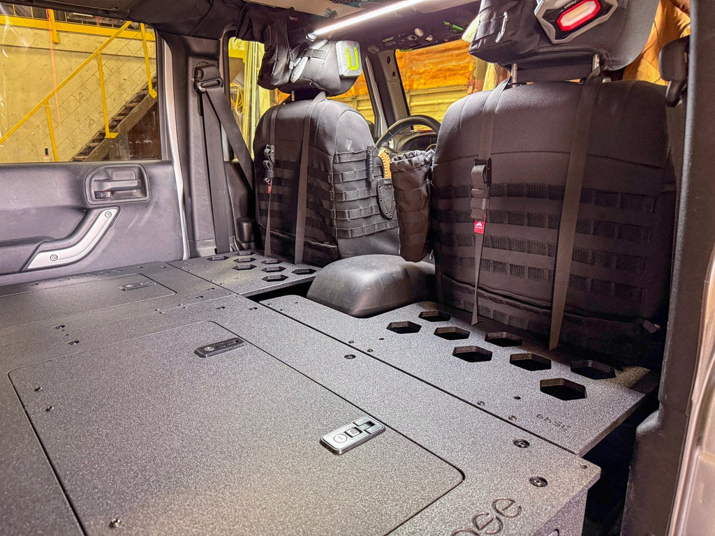 Jeep - Wrangler - 2007-2018 - JKU - 4 Door - Explore Series - Second Row Seat Delete Plate System - Second Row - Module Based - 8" Module