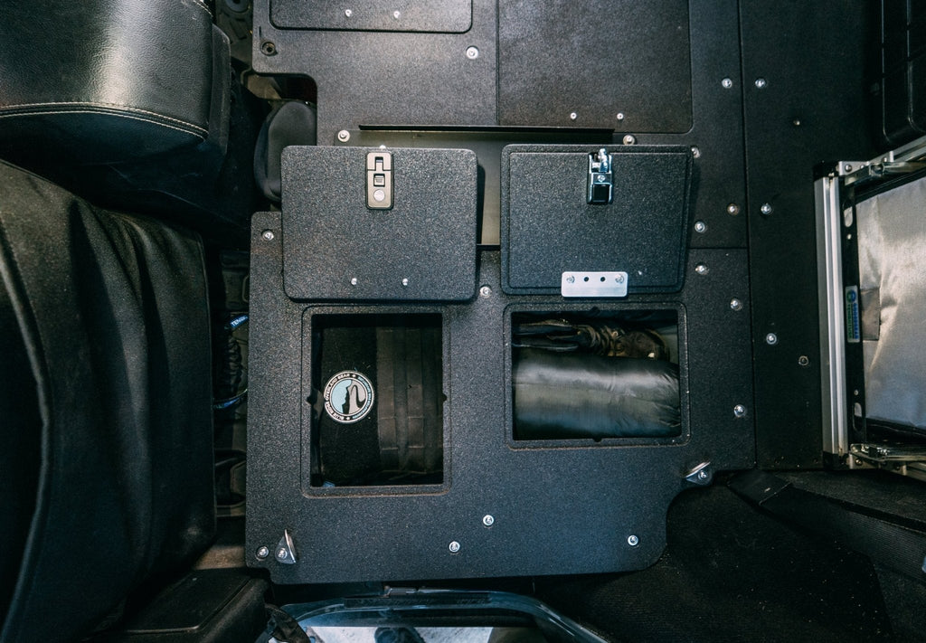 Legacy Product - Jeep Wrangler 2007-2018 JKU 4 Door - Second Row Seat Delete Plate System