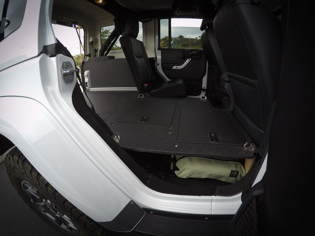 Legacy Product - Jeep Wrangler 2007-2018 JKU 4 Door - Second Row Seat Delete Plate System