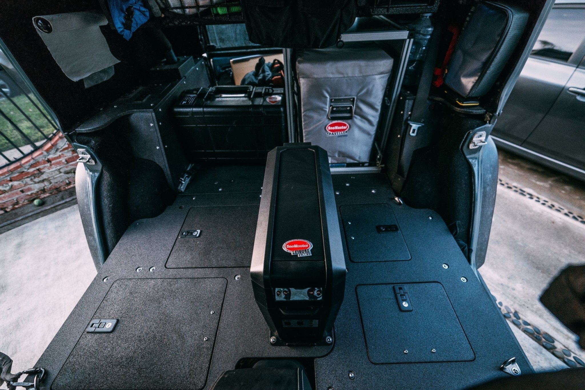 Legacy Product - Jeep Wrangler 2007-2018 JKU 4 Door - Second Row Seat Delete Plate System