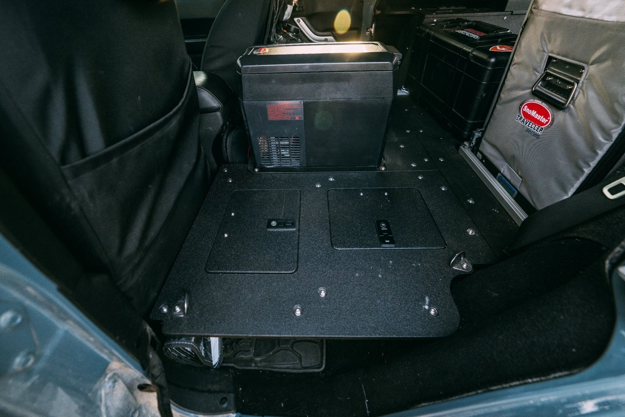 Legacy Product - Jeep Wrangler 2007-2018 JKU 4 Door - Second Row Seat Delete Plate System
