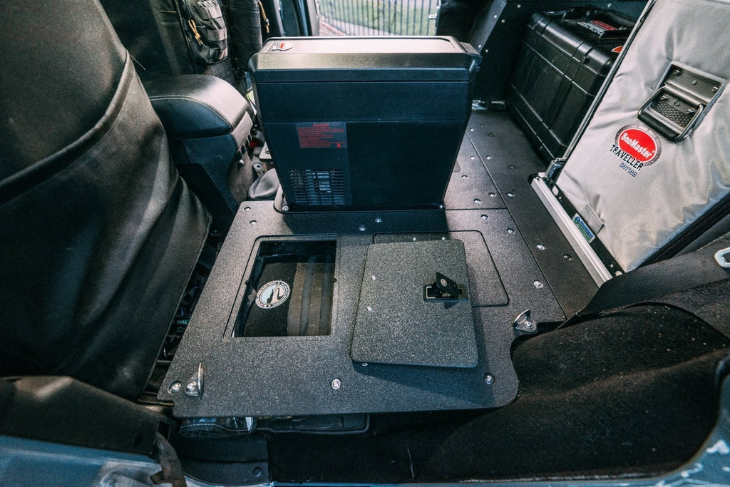 Legacy Product - Jeep Wrangler 2007-2018 JKU 4 Door - Second Row Seat Delete Plate System