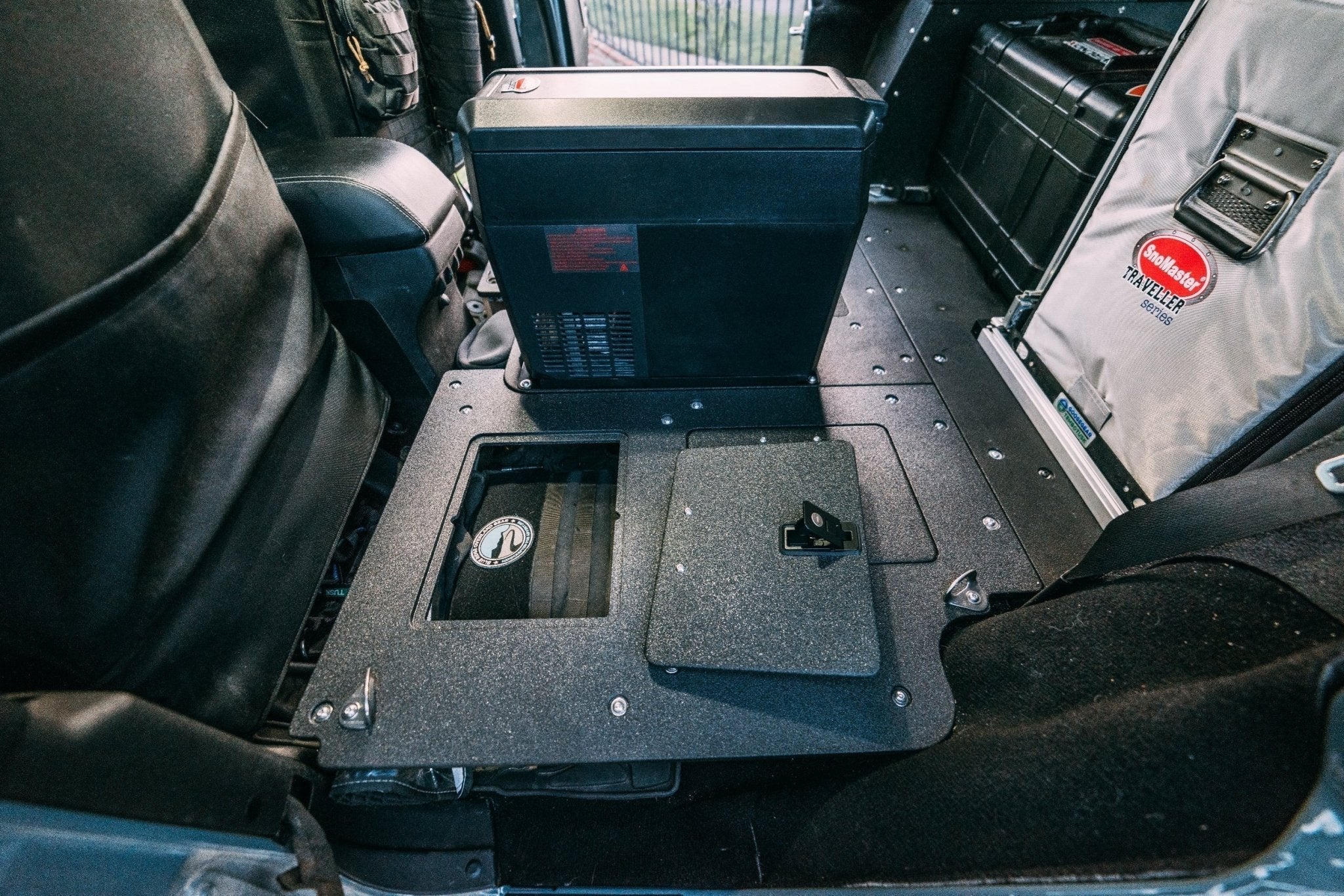 Legacy Product - Jeep Wrangler 2007-2018 JKU 4 Door - Second Row Seat Delete Plate System