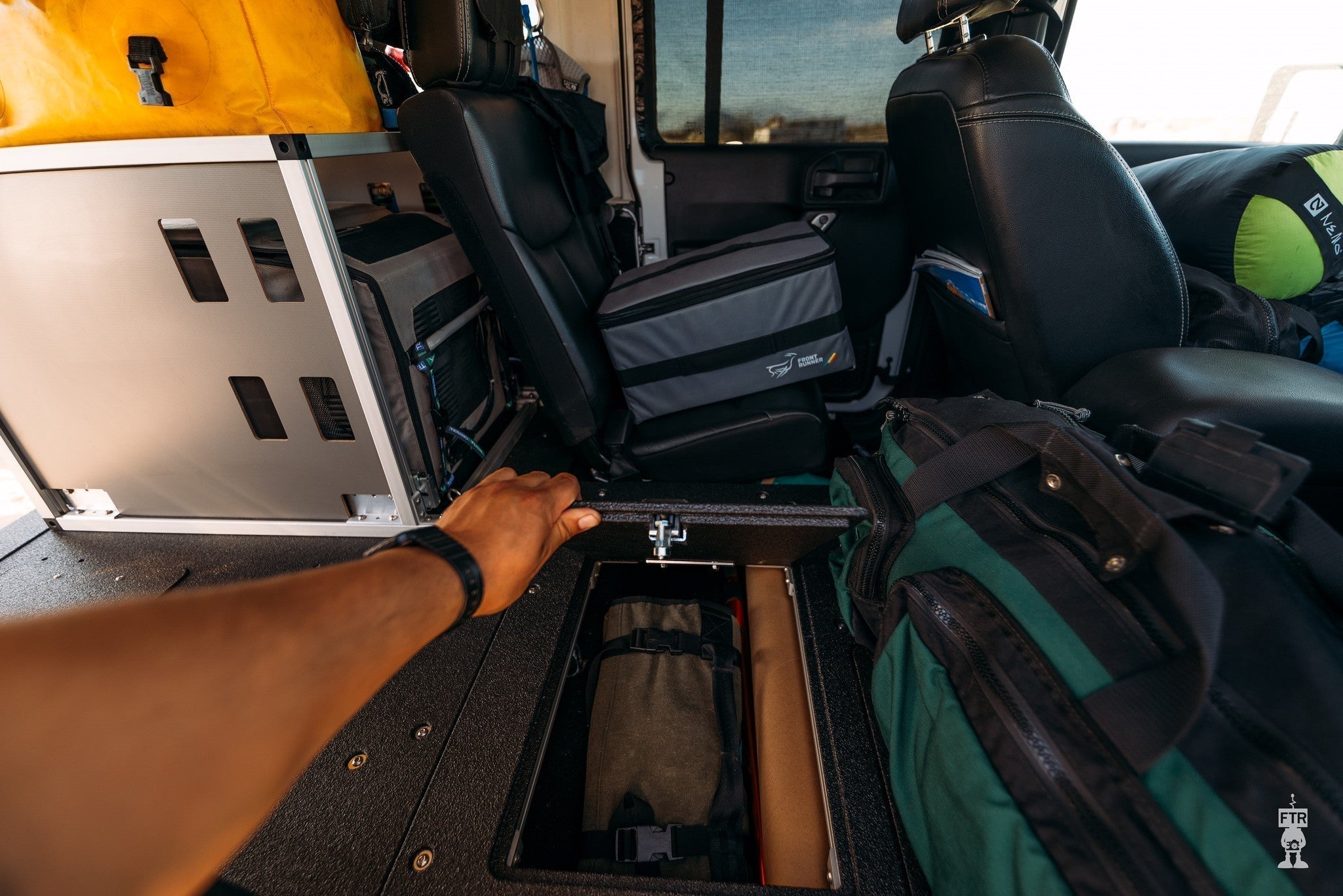 Legacy Product - Jeep Wrangler 2007-2018 JKU 4 Door - Second Row Seat Delete Plate System