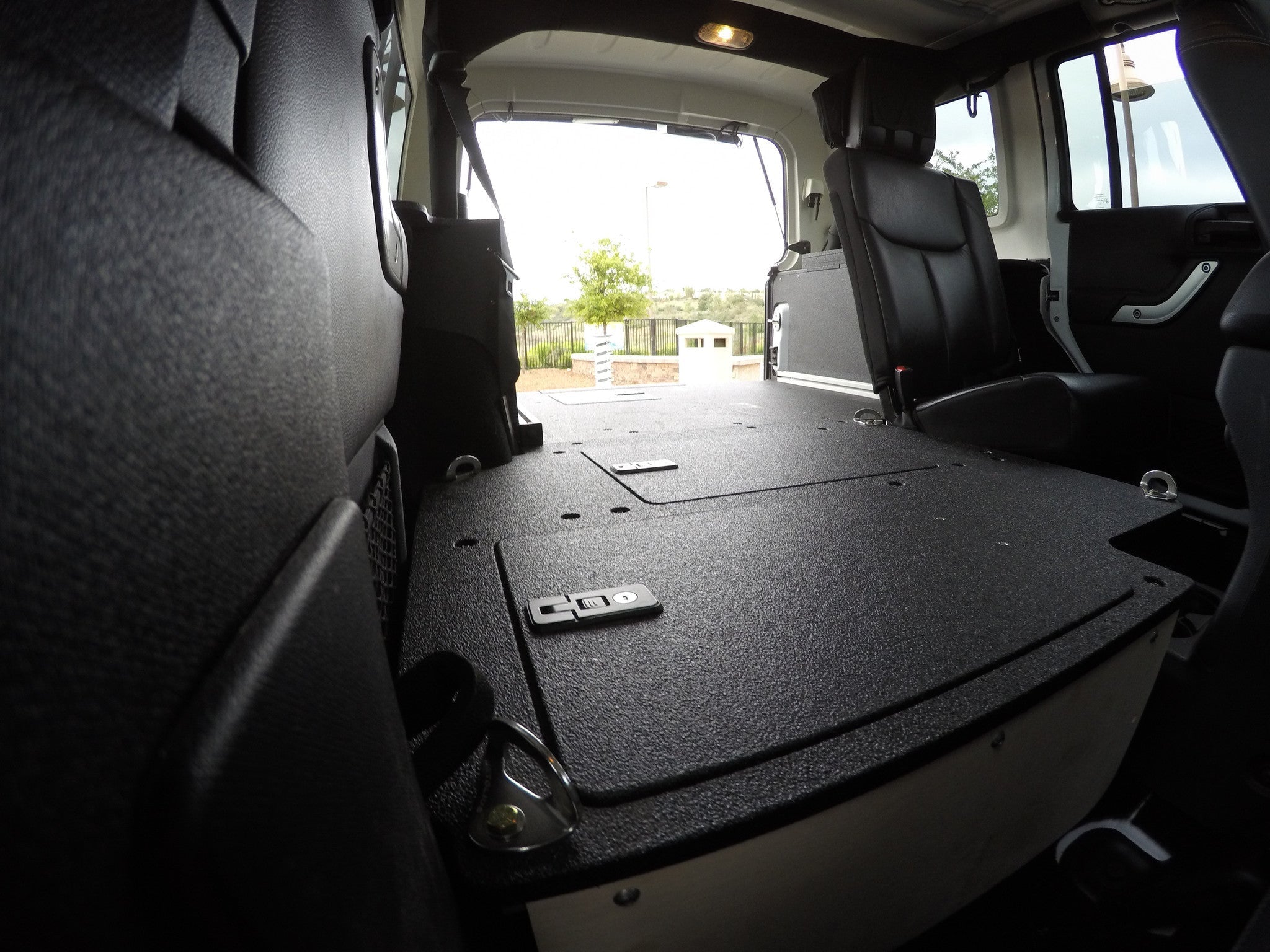 Legacy Product - Jeep Wrangler 2007-2018 JKU 4 Door - Second Row Seat Delete Plate System