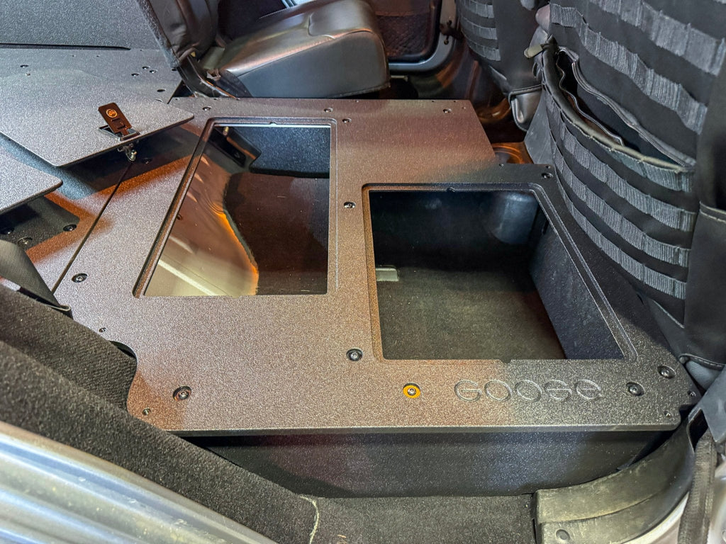 Jeep Wrangler 2007-2018 JKU 4 Door - Second Row Seat Delete Plate System - V2