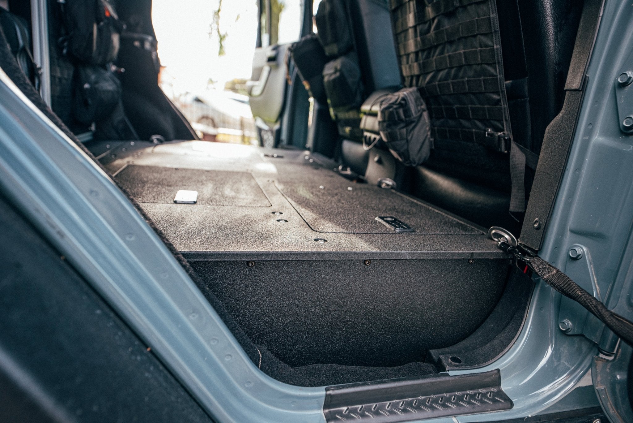 Legacy Product - Jeep Wrangler 4 Door Second Row Seat Delete Plate System - Infill Panels