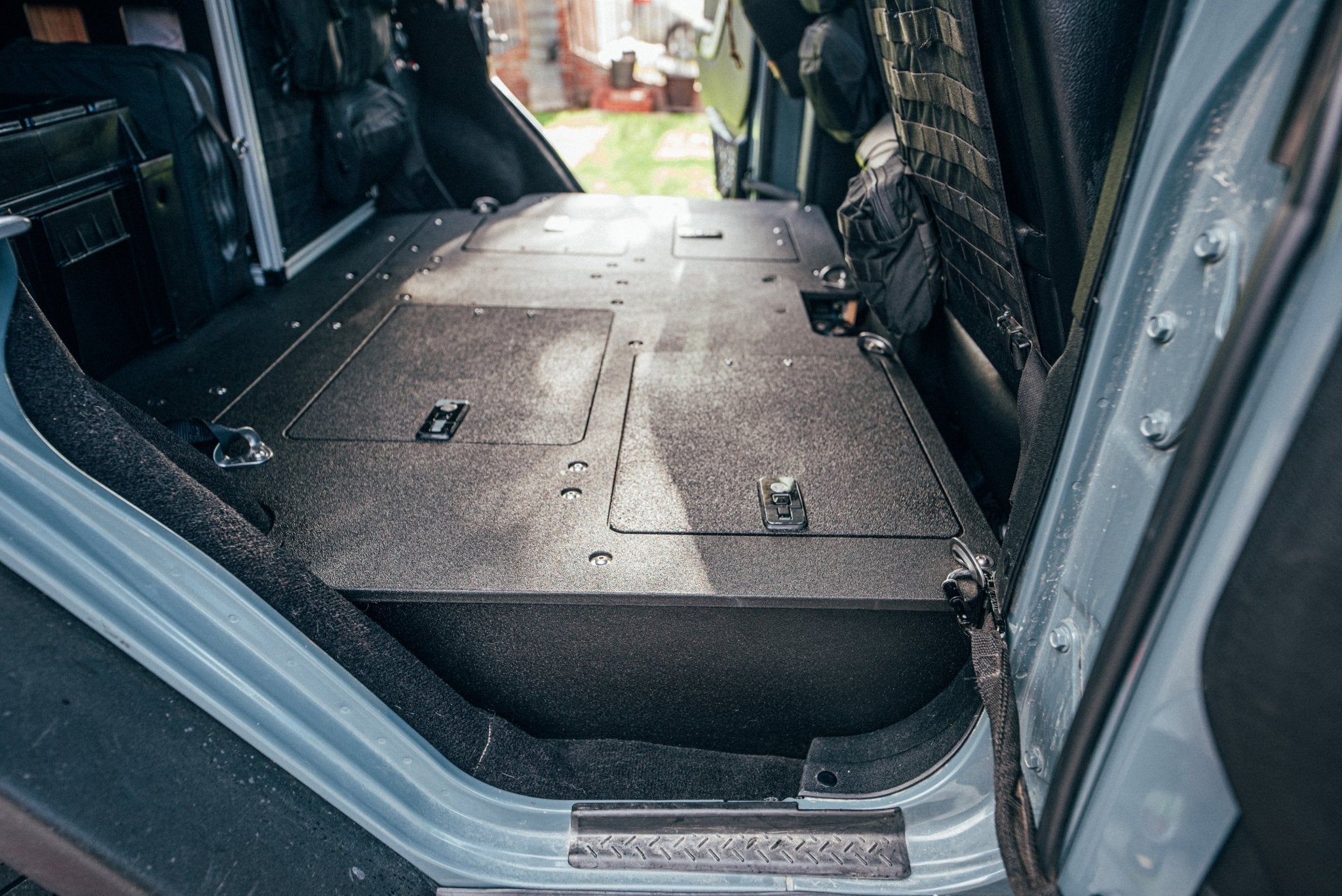 Legacy Product - Jeep Wrangler 4 Door Second Row Seat Delete Plate System - Infill Panels