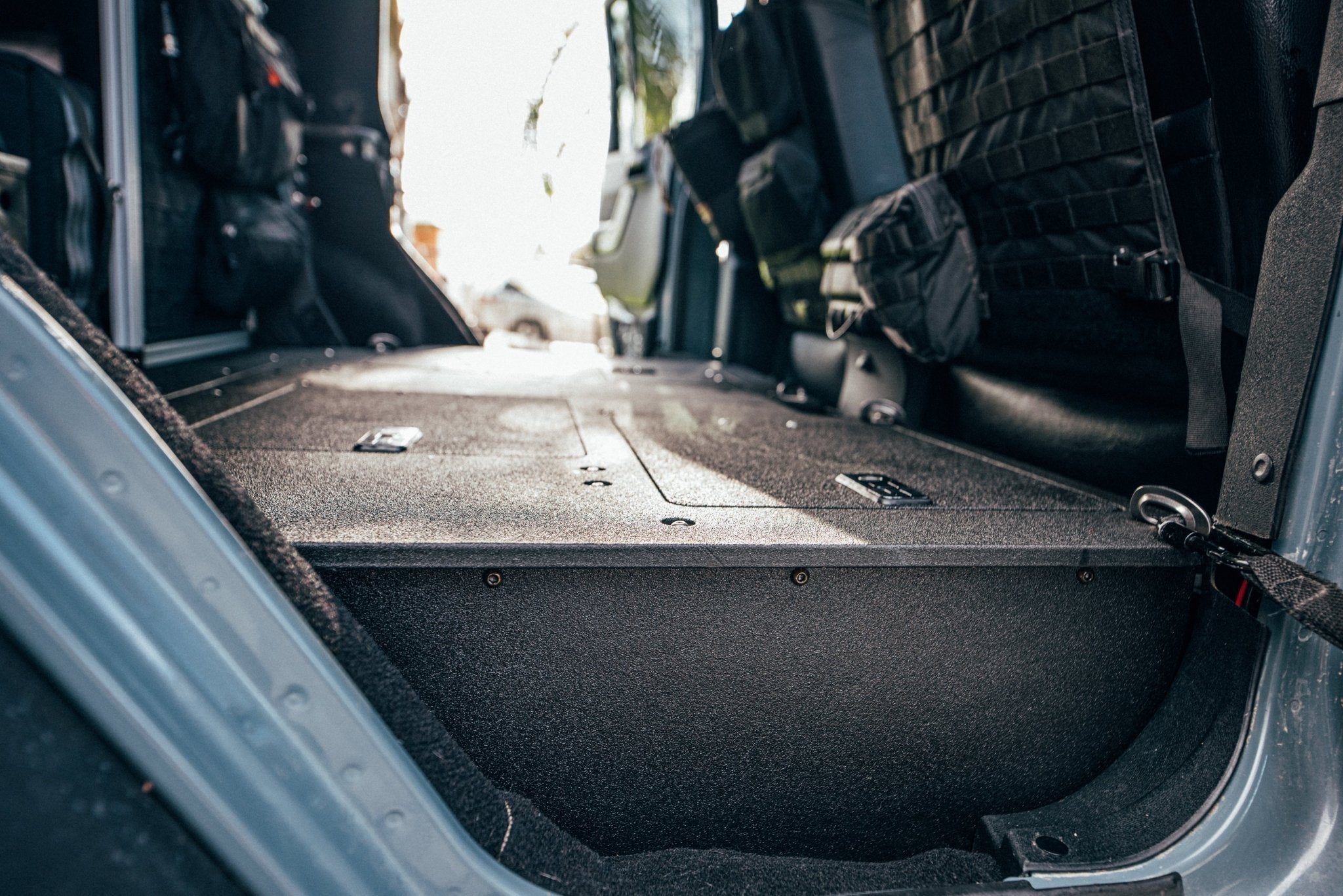 Legacy Product - Jeep Wrangler 4 Door Second Row Seat Delete Plate System - Infill Panels