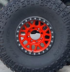 Monster Valve™ Primary - Standard Valve Stem Mount - 5 pack with Ventoso™ RED Tire Inflator Gauge