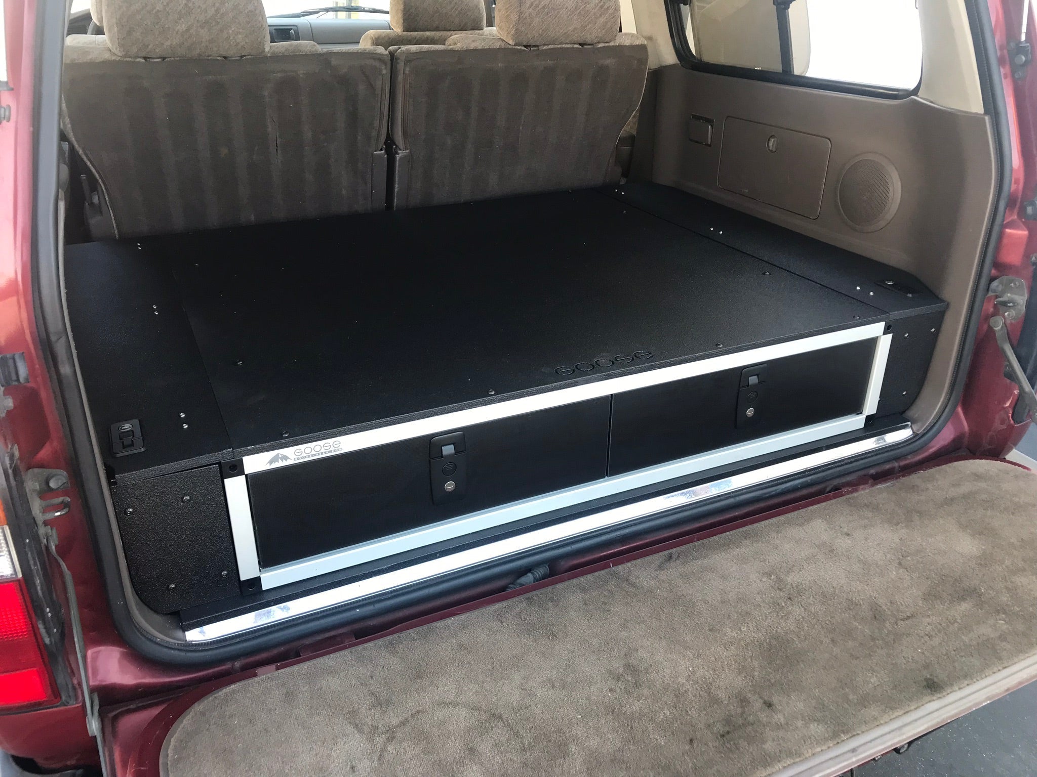 Stealth Sleep and Storage Package for Toyota Land Cruiser 1991-1997 80 Series - 43-3/8" W x 8" H x 40" D