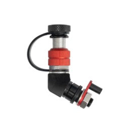 Monster Valve™ Primary - Standard Valve Stem Mount - 5 pack with Ventoso™ RED Tire Inflator Gauge