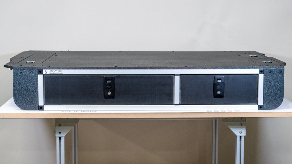 Toyota Land Cruiser 1998-2007 100 Series - Side x Side Drawer Module with Fitted Top Plate